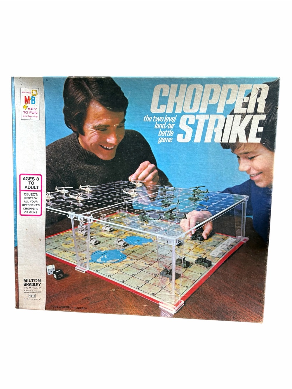 Vintage 1976 Chopper Strike Game Milton Bradley Complete Pieces